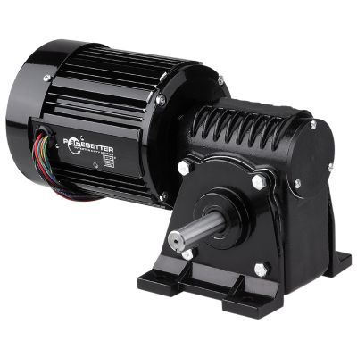 Bodine Electric, 2281, 47 Rpm, 285.0000 lb-in, 3/4 hp, 460 ac, 48R-5H  Series 3-Phase AC Inverter Duty Right Angle Gearmotor